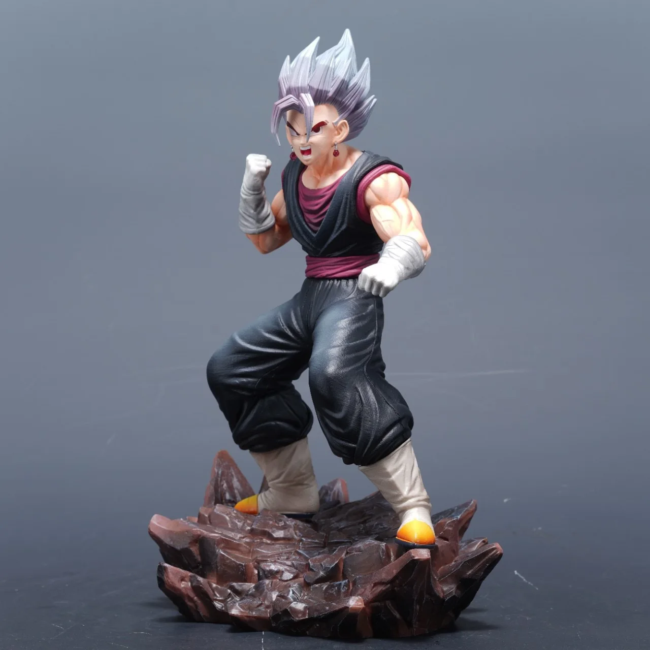 27 cm/10.63in Anime Perifere Dragon Ball Z Figuur Vegetto Figuur Actie PVC Goku Super Saiyan Standbeeld Collectible model Geschenken