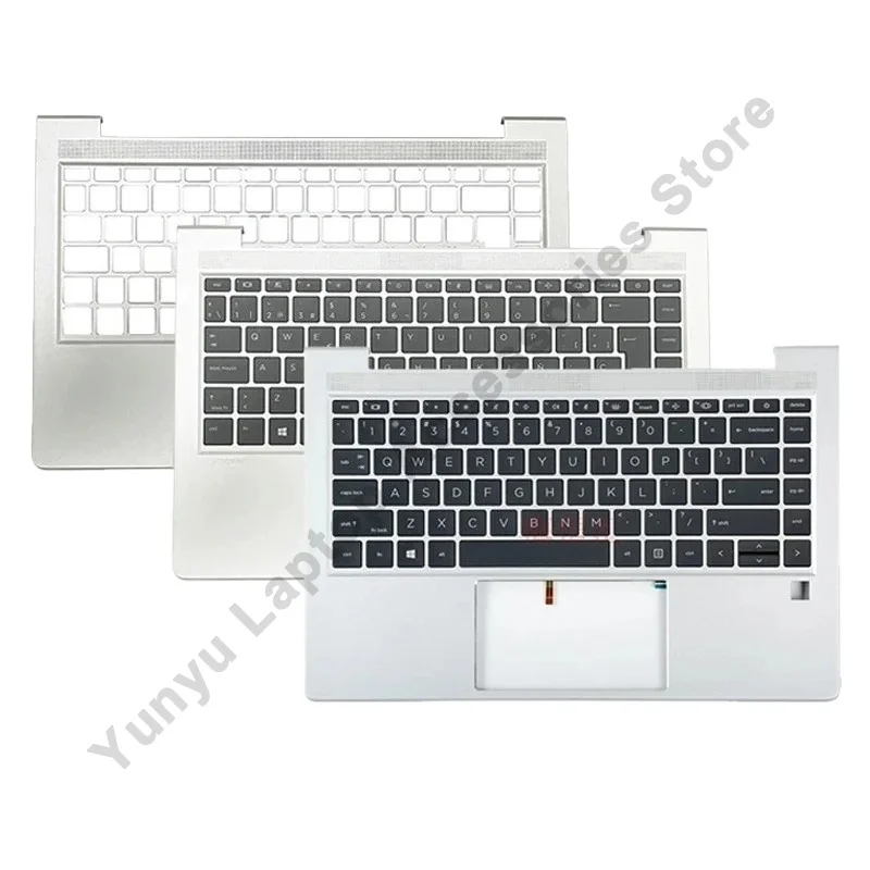 

Новая оригинальная клавиатура с подсветкой US SP для ноутбука Probook 440 G8 440 G9 445R Zhan66 14 G4 G5 X8Q, верхняя крышка с упором для рук, испанская