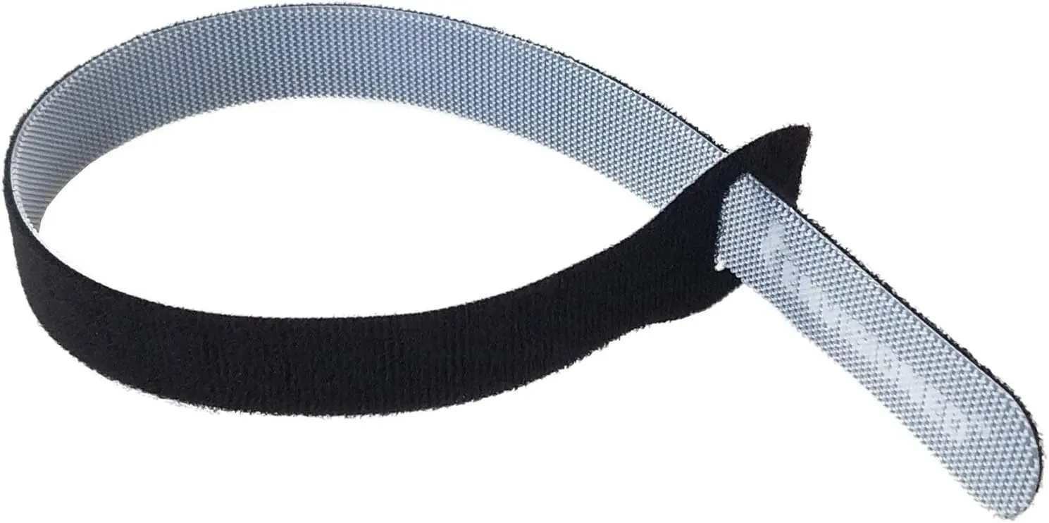 

Jumbo Reusable Cable Ties, 3/4" x 16", 10-Pack Black, Heavy Duty for Large Cords