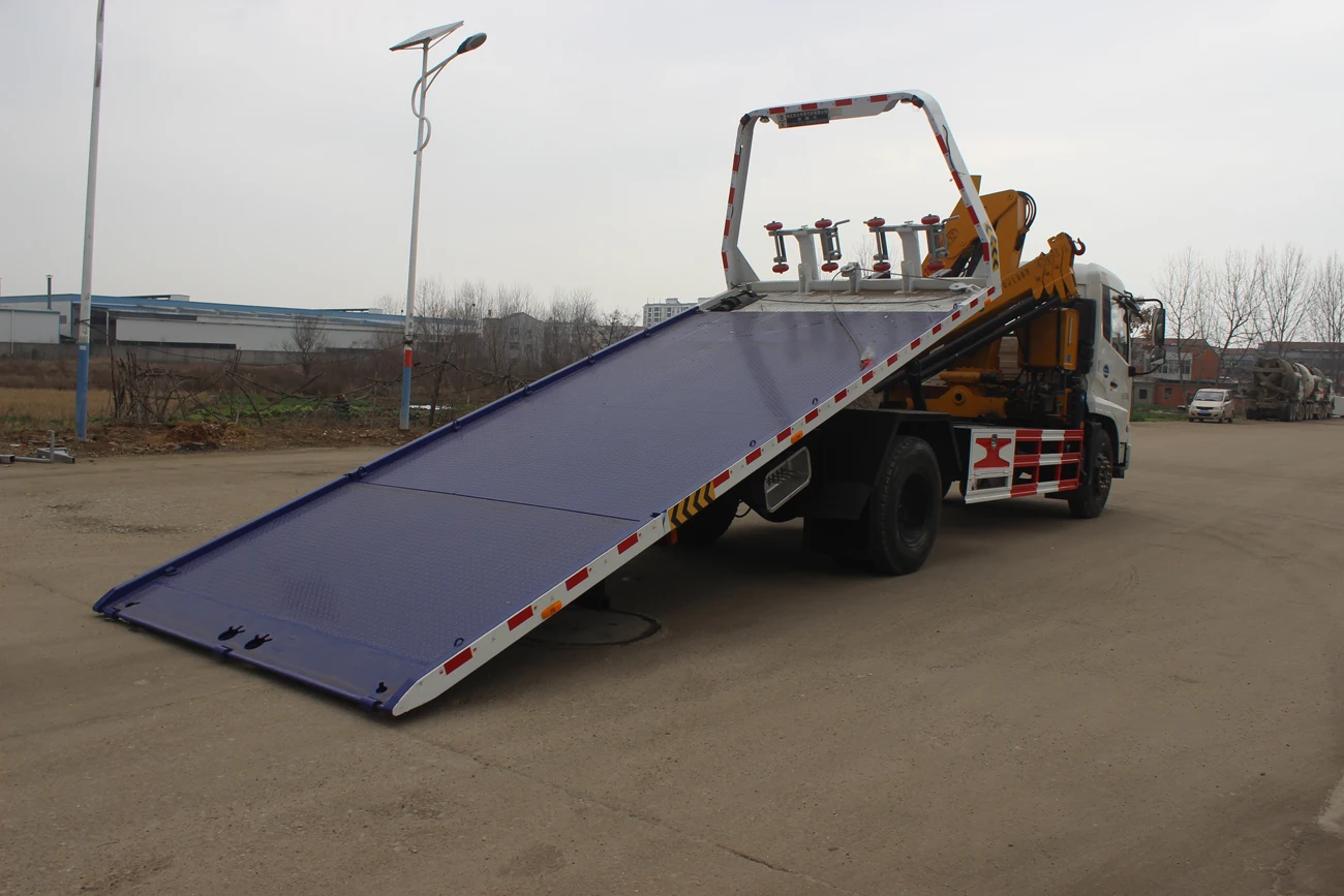 Brand-new  Flatbed Rescue Vehicle. Capable of Towing Two Trailers.Hinge Plate Tow Hook Customizable