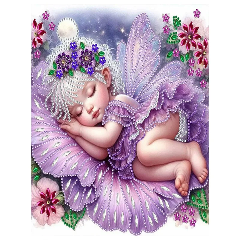 

Высококачественная алмазная живопись, полная круглая картина со стразами, детский декор, (30 х 40 см), без рамки, краска с алмазной вышивкой