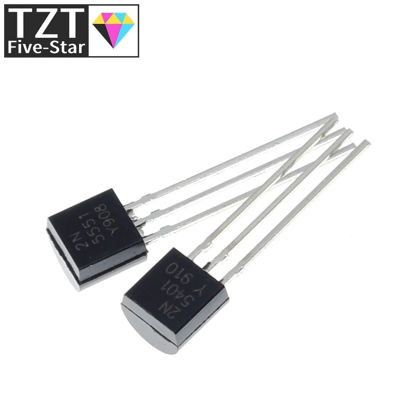 50 قطعة/الوحدة 2N5551 2N5401 5551 5401(25 قطعة * 2N5401 + 25 قطعة * 2N551)