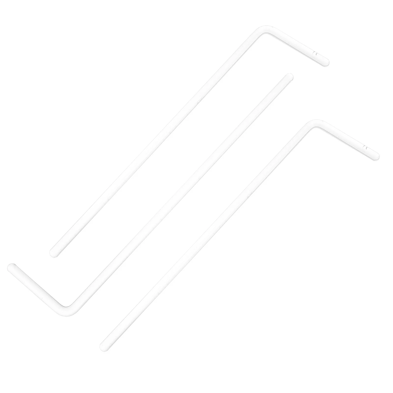 3Pcs Glass Cell Spreaders Laboratory Wide Spreading High Grade Reusable Sterilizable Lab Supplies