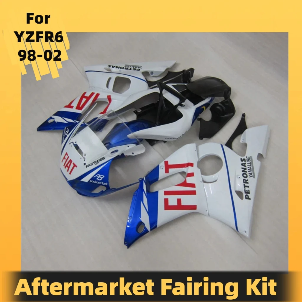 ABS Fairing Kit for YAMAHA YZF R6 98 99 00 01 02 Fairings YZFR6 1998 1999 2000 2001 2002 Refitting Motorcycle Customized