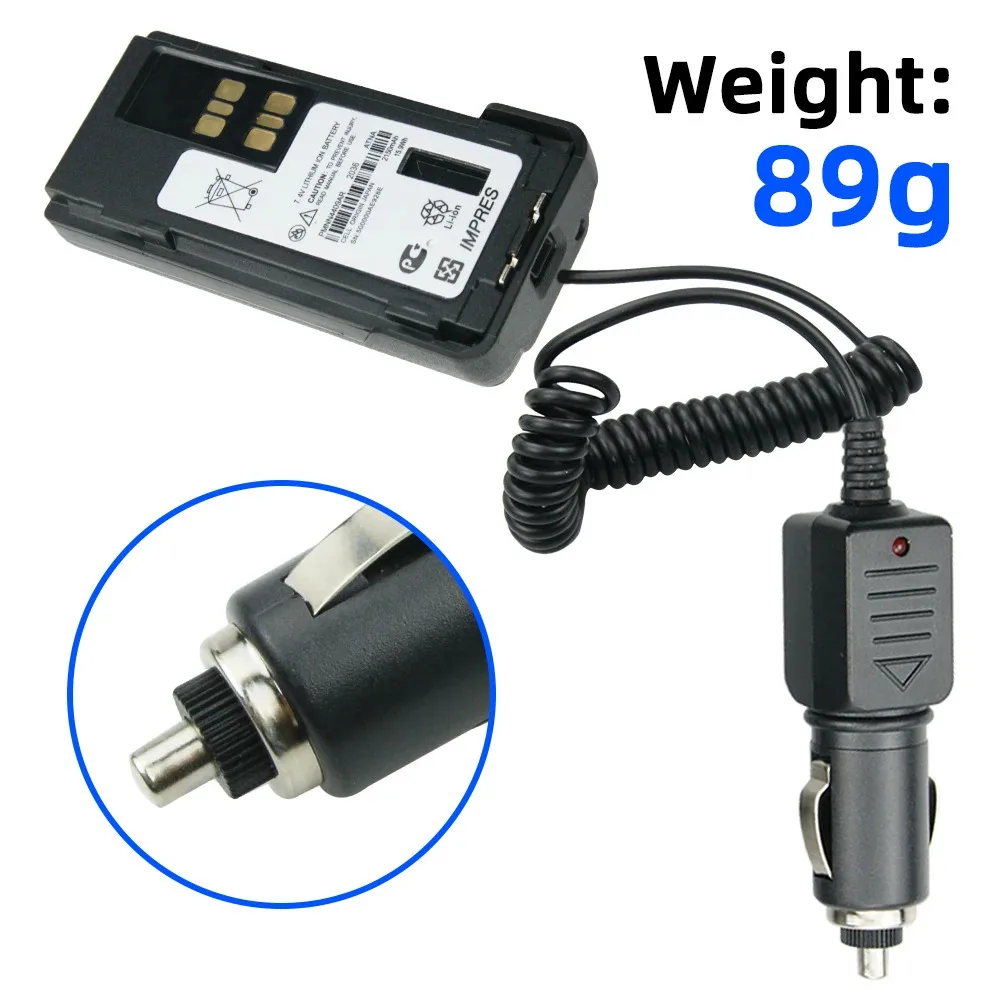 PMNN4409 Car Charger Adapter Battery adapter Eliminator Cigarette lighter plug for Motorola XIR P8668 GP328 8608 8660 8668i