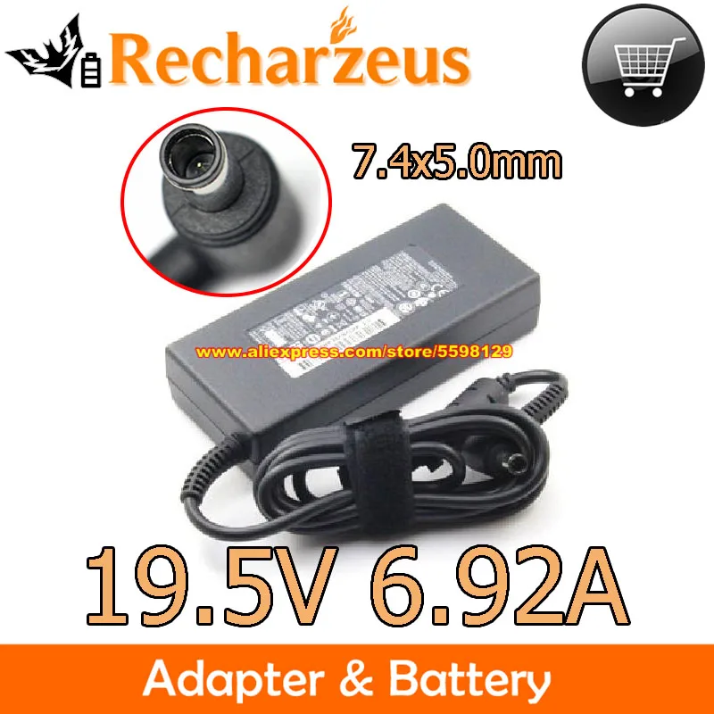 

Genuine For Hp TPC-DA59 Adapter 740707-001 19.5V 6.92A 741344-001 866252-003 910846-001 Charger For Eb0003na AIO PAVILION Gl73