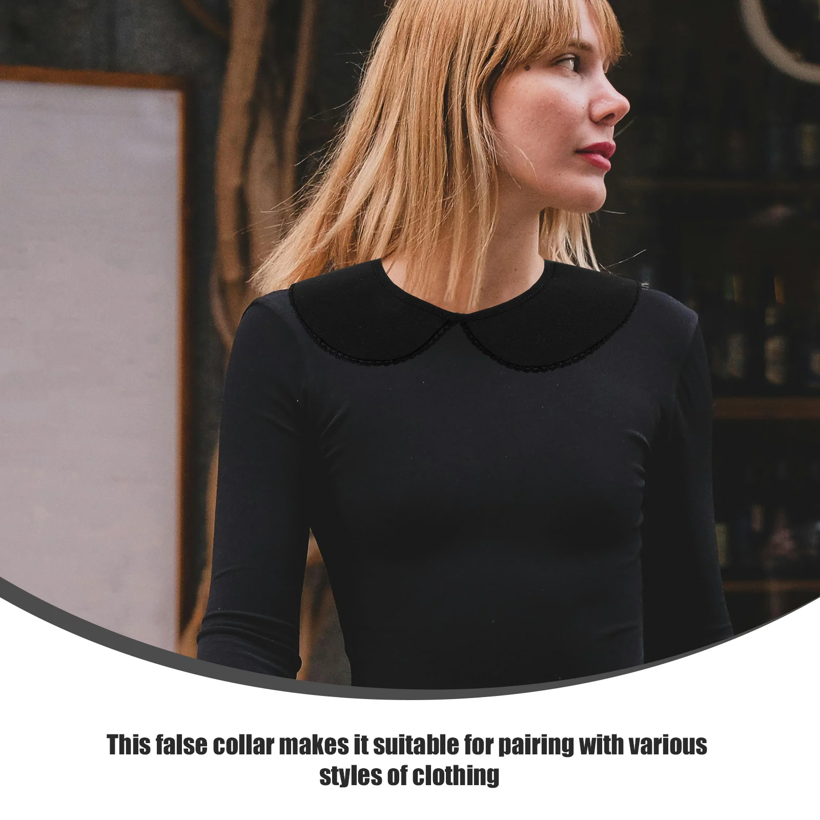 

White Lace Detachable False Collar Women Cotton Stylish Comfortable Elegant Autumn Blouse Fashion Accessory