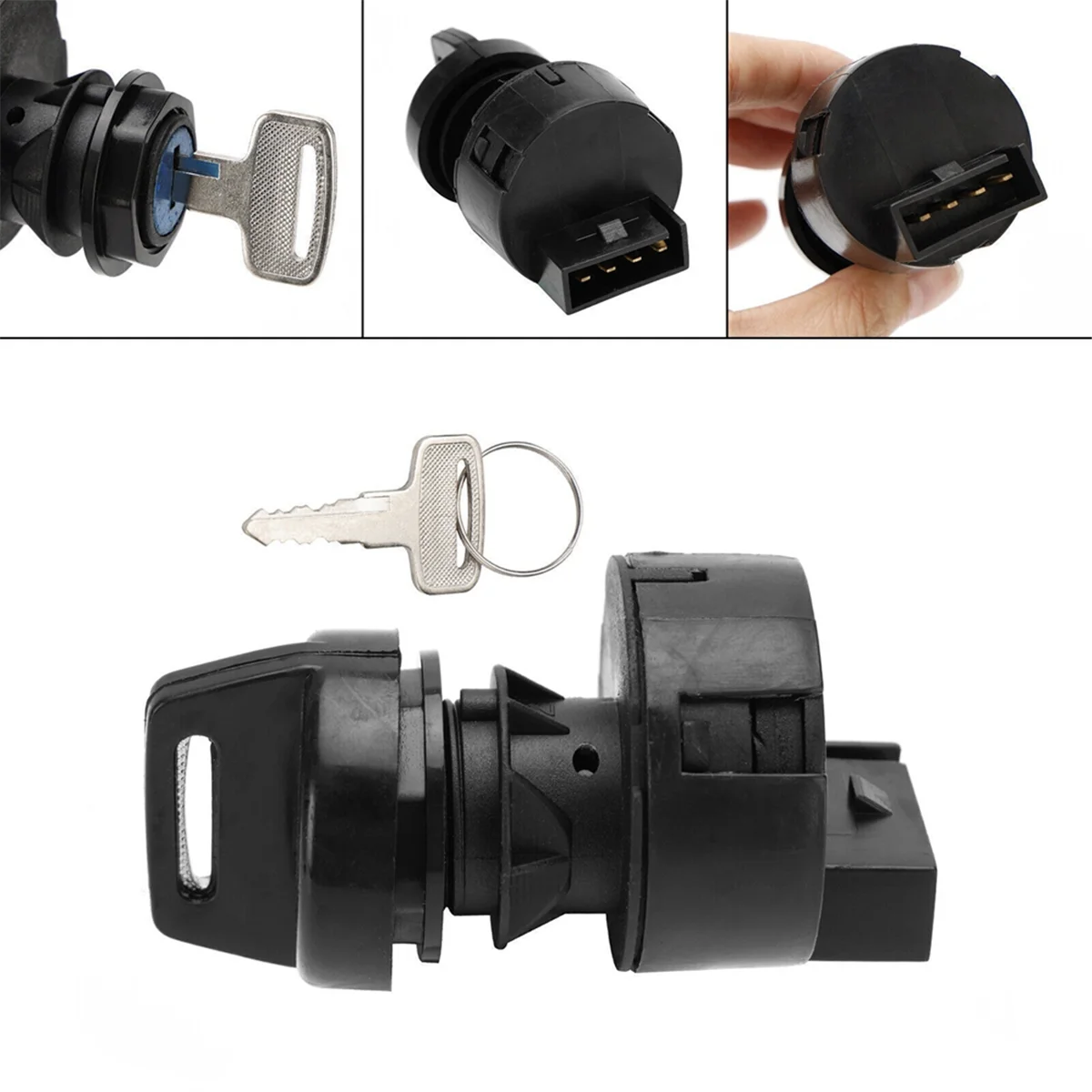 86405634 Ignition Switch(4Pin) Fit for Holland Tractors TC35 TC35D TC40 TC40D TC45 TC45D 87577812, 86400226