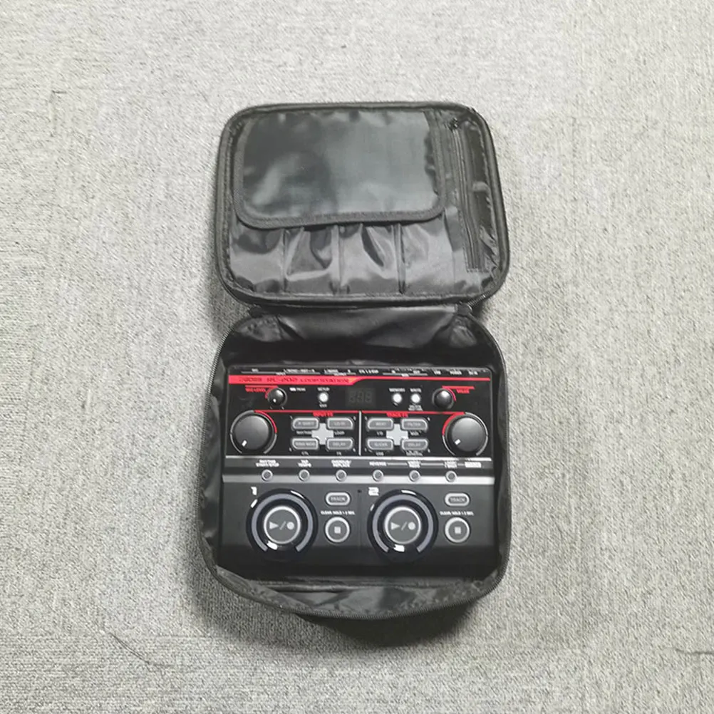 

Portable Audio Effector Bag Shockproof Waterproof Case for Microphone Parts Organizer Pouch Compact Multi-purpose Storage