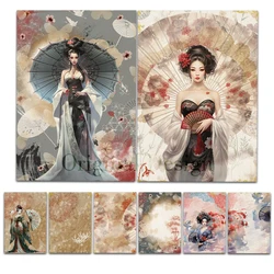 Rice Paper Original Design WuleeGifts Retro Japanese Scrapbooking Decoration Vintage Junk Journal S24070701 8PS Craft Papers