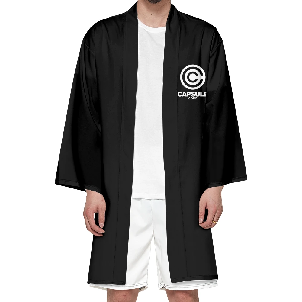 

Аниме CAPSULE Corp узор рубашка традиционная одежда хаори косплей длинное кимоно для женщин и мужчин японский кардиган юката