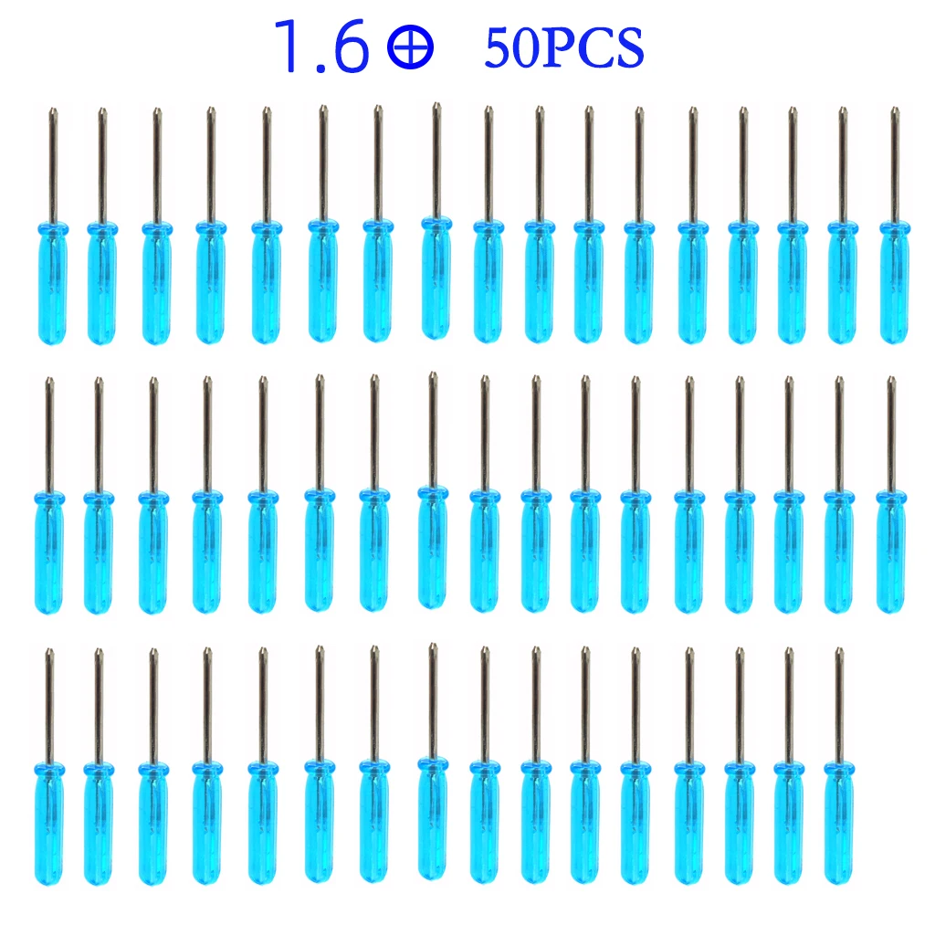 50 stücke Mini 3,0/2,0mm Flache-klinge Schlitz Kreuz Kopf Kleine Schraubendreher Für Handy Xbox 360 Wireless controller Reparatur Öffnen – Detail 15