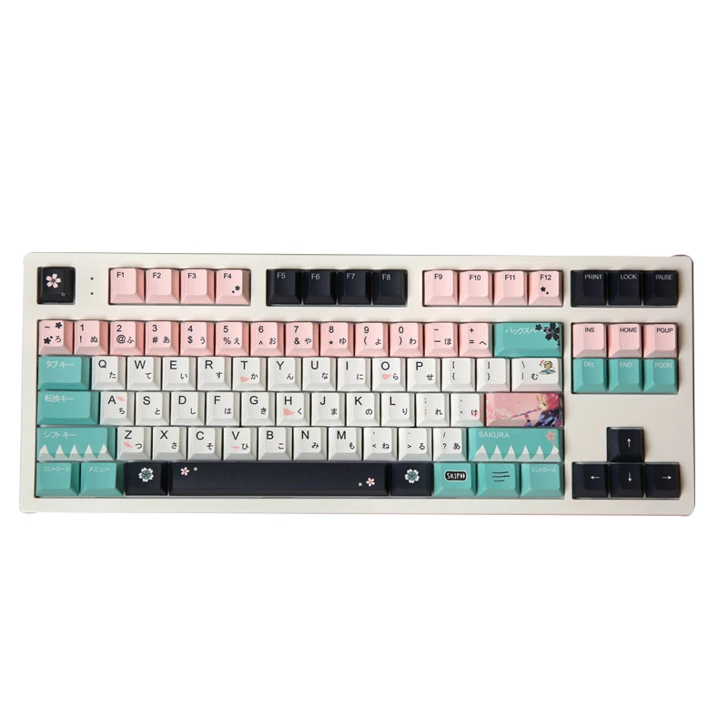 

Okita Souji Keycaps 142 Keys/Set Anime Fate PBT Dye Sublimation Cherry Profile For Customized Mechanical Keyboard Full Set