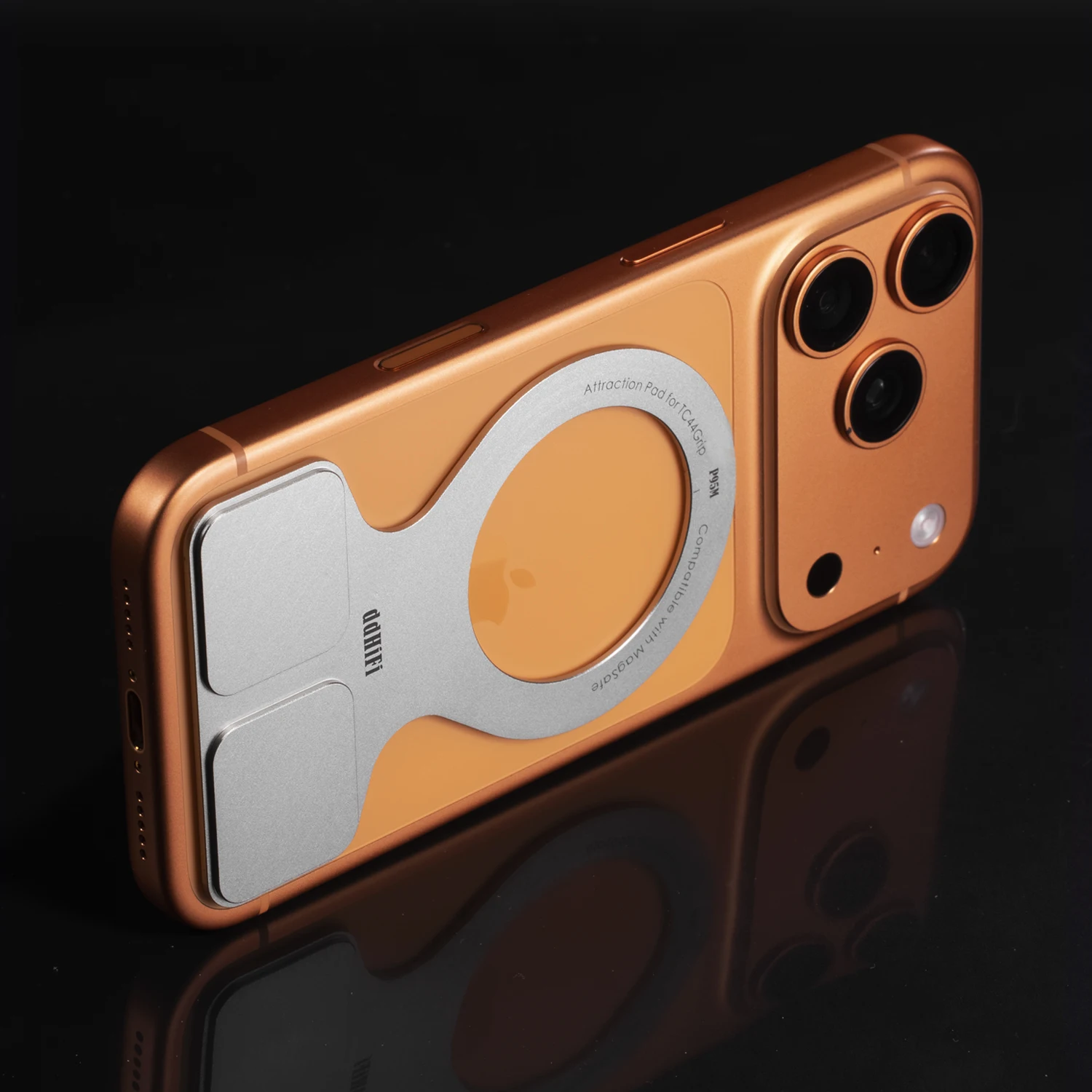 DD ddHiFi TC44Grip Magnetyczna Podkładka Przylepna P85M/P95M, Kompatybilna z MagSafe, Ultracienka 1.3mm CNC Aluminium do Gier i Muzyki — zdjęcie produktu 2
