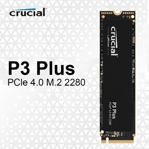 Crucial P3 Plus 500GB 1TB 2TB PCIe Gen4 3D NAND NVMe M. 2 SSD Hard Drive Internal, hingga 5000MB / dtk Original 8 hard drive internal penjualan terbaik - №