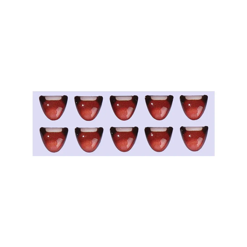 Multi styles Decals Glass crystal Cartoon Mouth Stickers Anime Figurine  MouthChips Paper Face Organ Paster