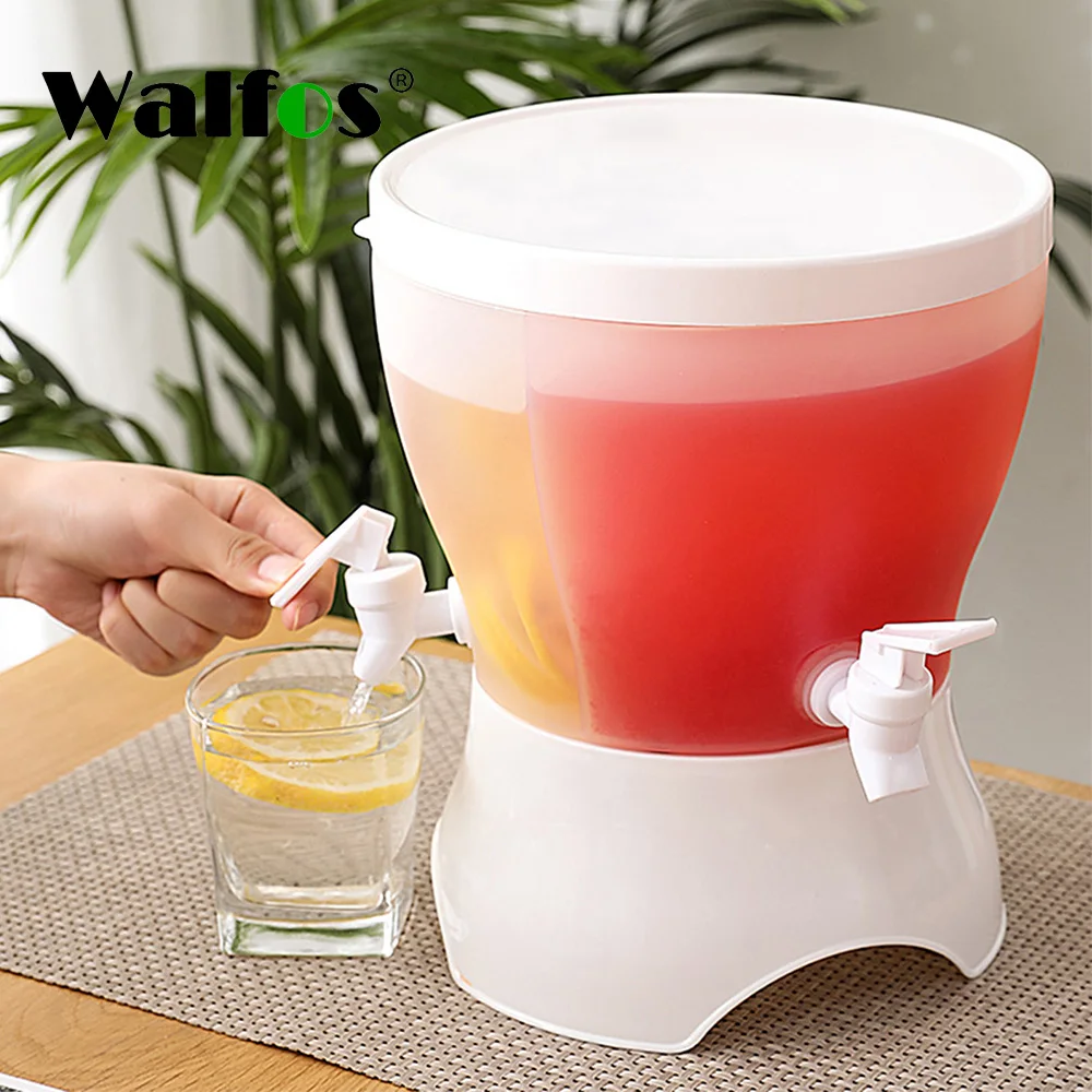 

WALFOS Cold Kettle Juice Beverage Drink Dispenser Water Bottle Teapot Water Dispenser Summer Fruit Lemon Ice Tea Drinking Jug