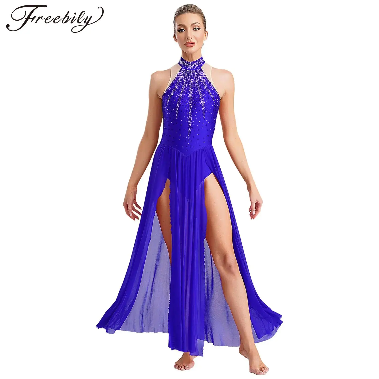 

Балетное платье для взрослых, женский костюм для лирического танца, платья для фигурного катания, современный купальник для бальной гимнастики