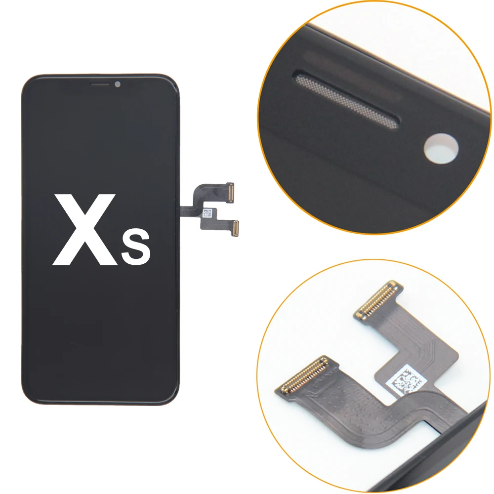 GX OLED Display for iPhone XS Touch Digitizer Assembly LCD for iPhone XS Screen Replacement True Tone Face ID