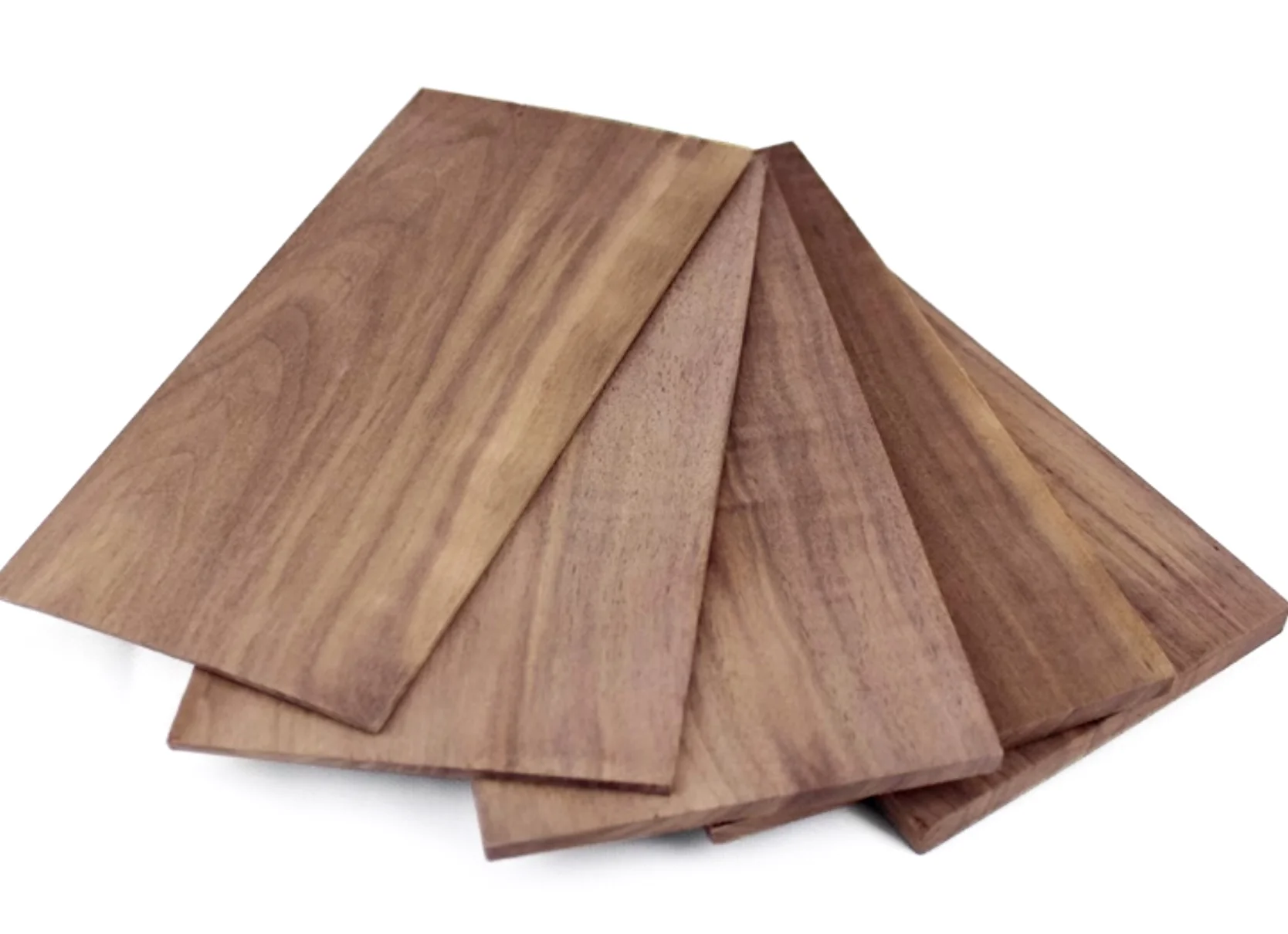 2pcs  150x300mm T:2mm/3mm/5mm North American black walnut solid wood thin board wood veneer sheets