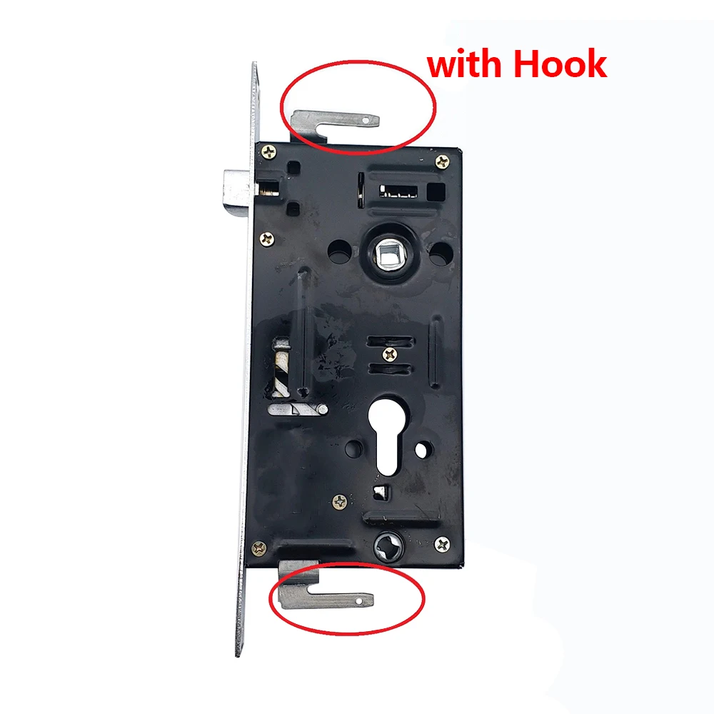 Universal Security Mortise Entry Door Lock Body Hardware Anti-theft Gate Lock Fitting Size 30 Round Latch