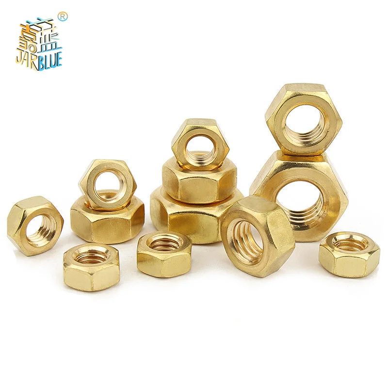 

Solid Brass Copper Hex Hexagon Nut for M2 M2.5 M3.5 M4 M5 M6 M8 M10 M12 M14 M16 M18 M20 M22 M24 Screw Bolt Metric Thread DIN934