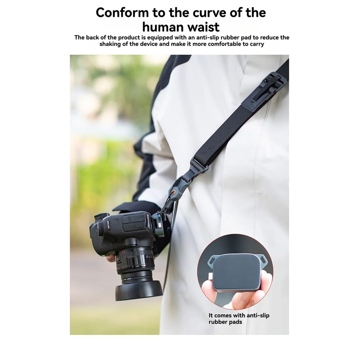 قاعدة حزام الكتف سريعة التحرير مع محول قطع الاتصال السريع للكاميرات للوحات الإصدار السريع