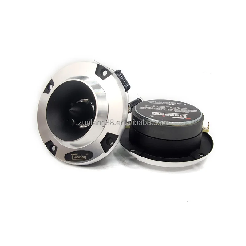 Factory Pair 4-Inch RMS 30W Car Tweeters Aluminium Electric Horn Car Audio Speakers Full Range LoudCar Horn LoudSpeaker