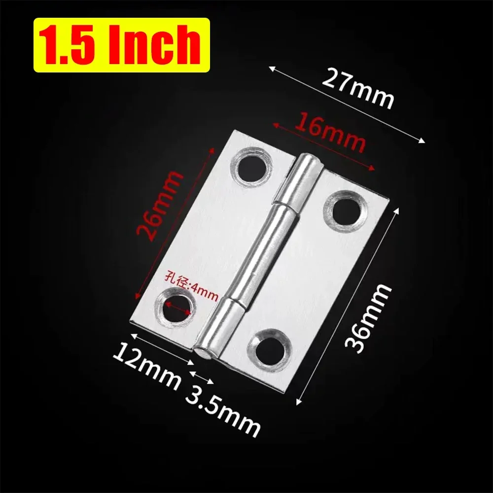 1-4 Zoll Universal Tür Scharniere Stecker Edelstahl Möbel Schublade Schrank Fitting Scharnier Hause Türen Hardware Zubehör