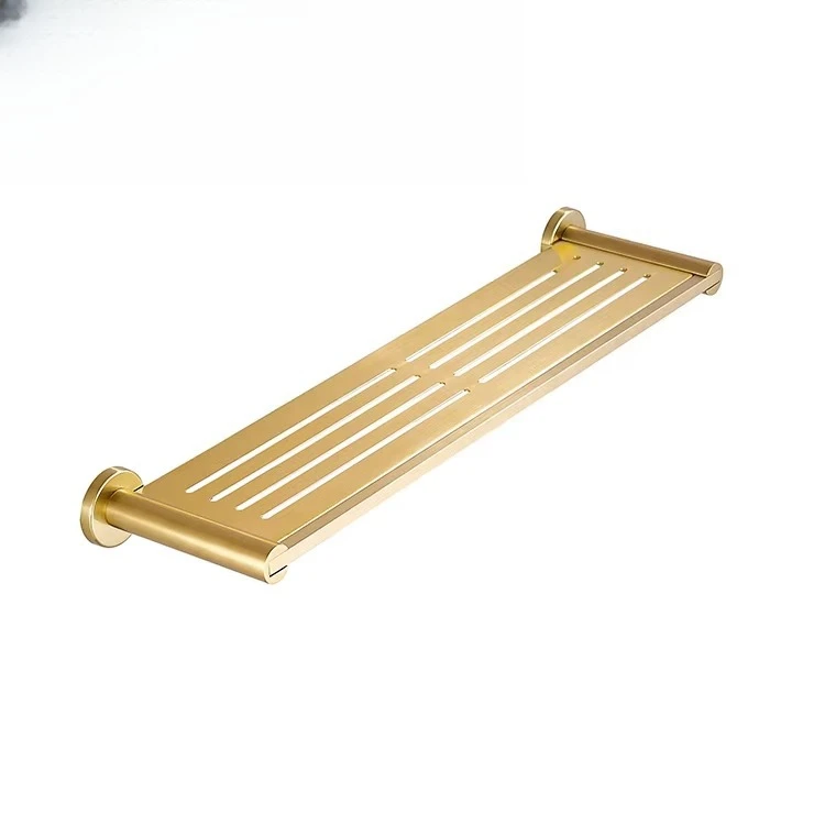 for Hotel Modern Stainless Steel Bathroom Shelf Storage Rack Wall Mounted Shampoo Storage