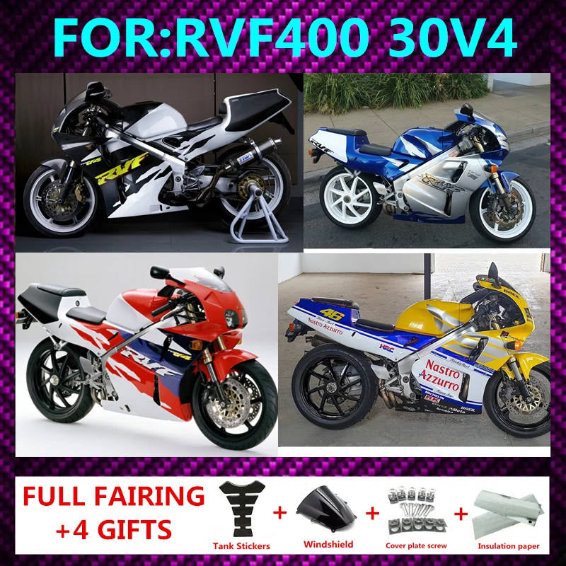 

Motorcycle Fairing Set Body Kit Plastic For HONDA RVF400 NC35 1994 1995 1996 Accessories Full fairings kits Bodywork Cowl