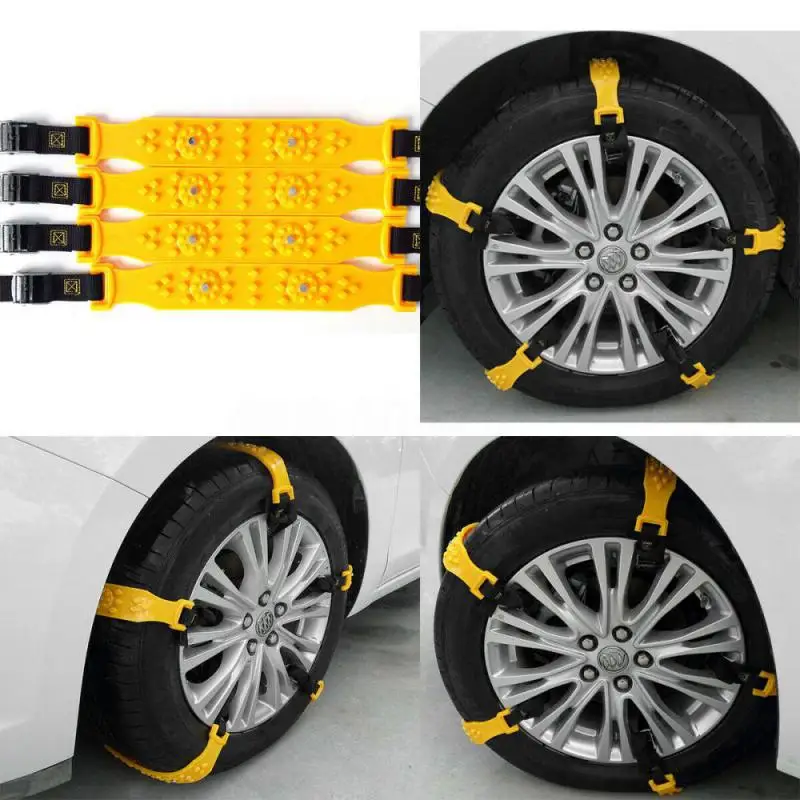 2024 New Universal Winter Anti-skid Chain For Car SUV, Van TPU Anti-skid Chain, Road Safety Vehicle Anti-skid Chain