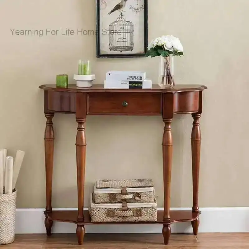 

Room Modern Console Table Vintage Living Luxury Entrance Hall Beauty Console Table Premium Trendy Wohnzimmer Tisch Furniture