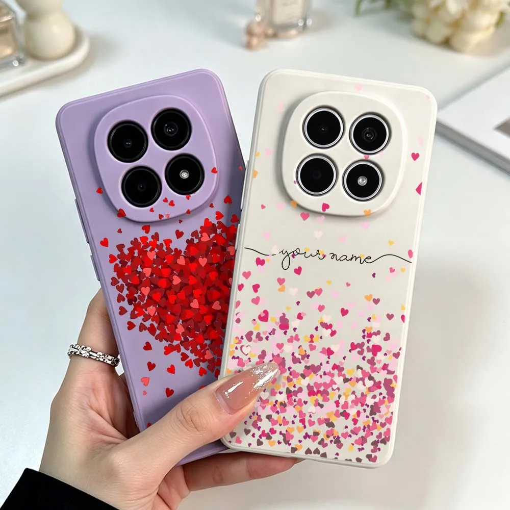 Innovative Heart Pattern For Xiaomi Poco X8 X7 X6 M8 M7 M6 F8 F7 F6 Pro Max Ultra Soft Silicone Liquid Phone Case Cover