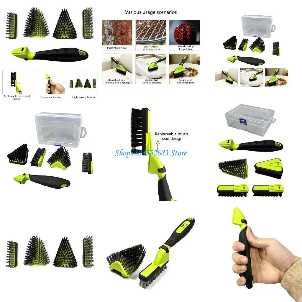 

Y6GD Interchangeable Brush Featuring Steel Soft Heads for Cleaning Polishing