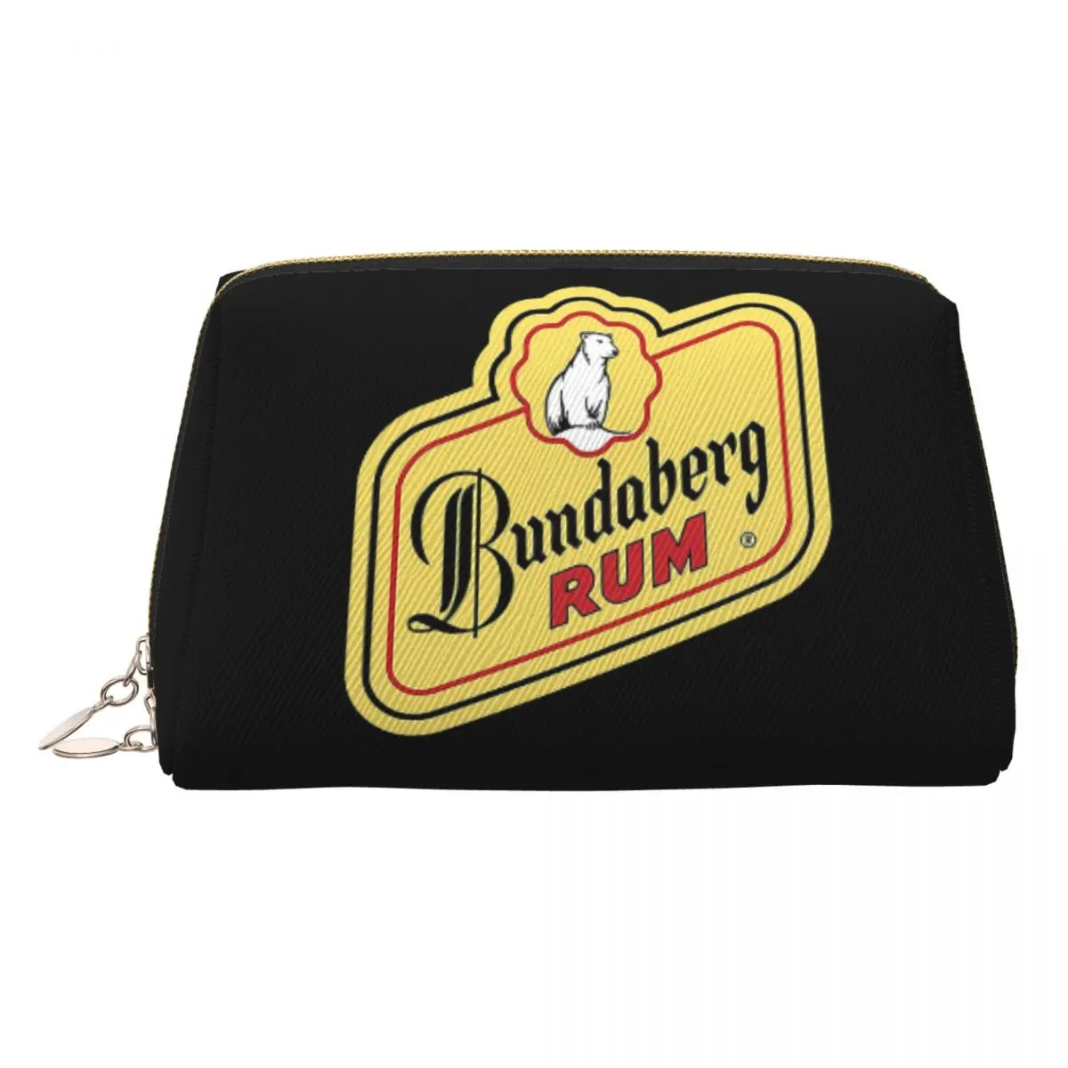 

Bundaberg Rum Women Cosmetic Bag Travel Makeup Organizer Pouch Toiletry Storage Dopp Kit Box