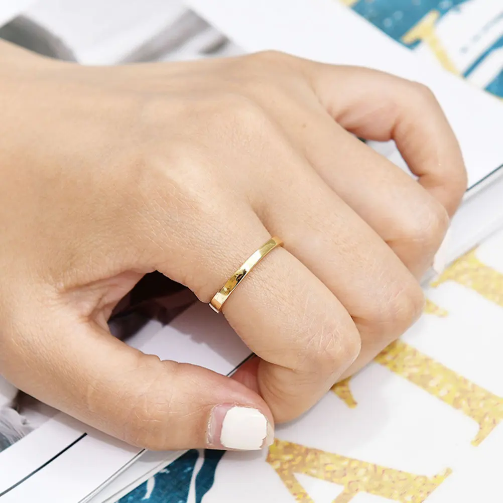 2 Anillos Ajustables para Mujer, Anillos para los Dedos de los Pies, Joyería Cómoda, Amigable con la Piel y Duradera para Mujeres Modernas