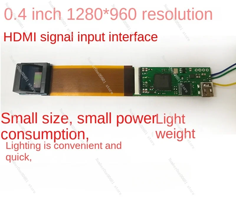 

Ferroelectric LCD 0.4-inch Color High-definition Night Vision Thermal Imaging Monocular Micro-display Module HDMI