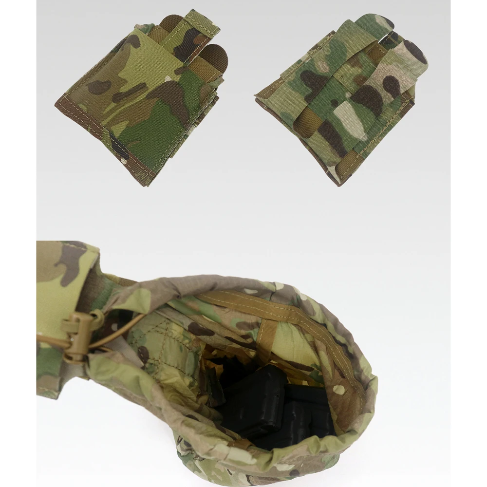 Tactical multi-purpose light collection bag, small recycling bag, folding bag