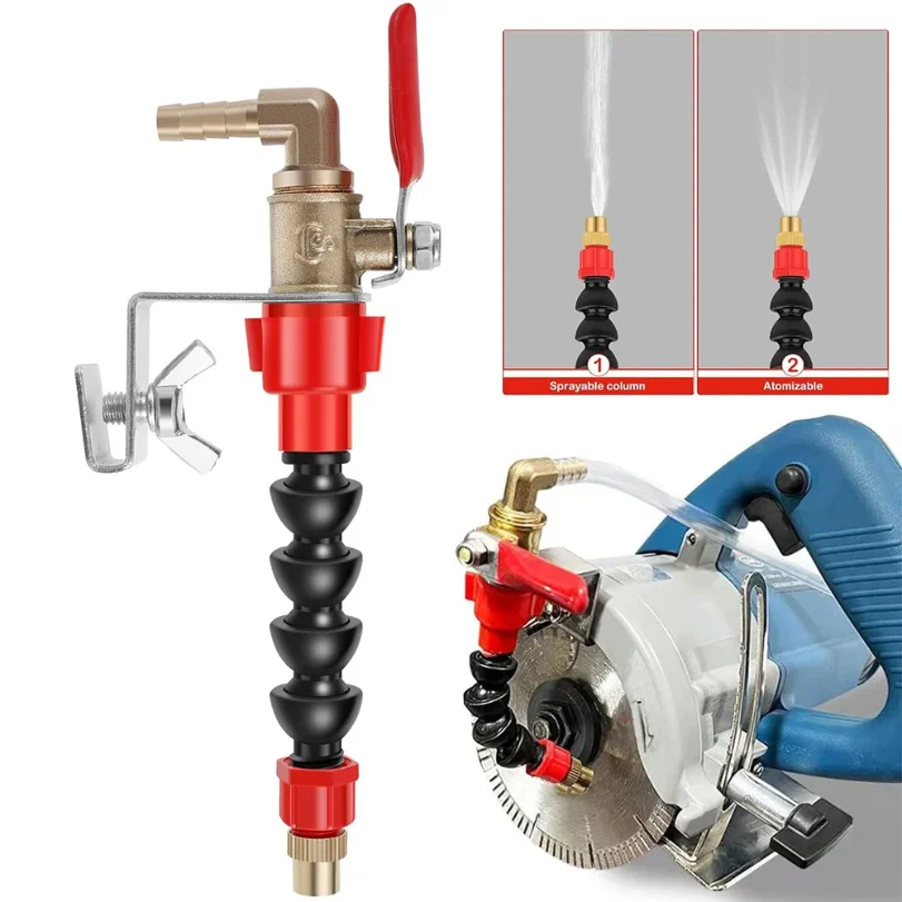 

System Nozzle Coolant Misting Dust-proof Dust Remover Water Sprayer For Marble Brick Tile Cutting Machine Angle Grinder Cutter
