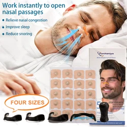 Magnetic Nasal Strips Nasal Breathing Dilators Kits Increase Air Intake Improve Sleeping Reduce Snoring for Nighttime