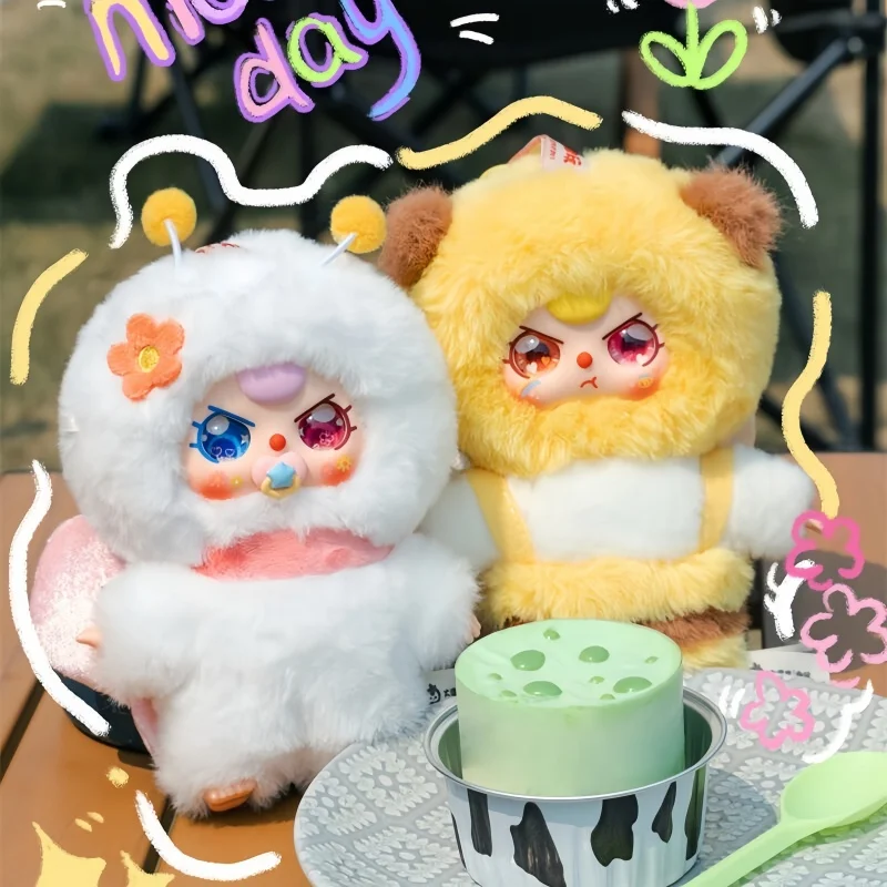 

Genuine Baby three Adorable Blind Box New Arrival Stuffed Animal Soft Doll Gift Spring Theme Plush ToyTrendy Plaything cute toys