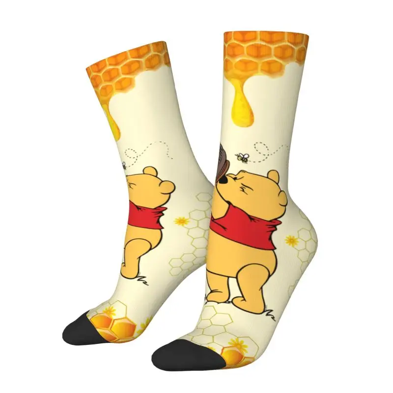 

Winnie The Pooh Dress Socks Mens Womens Warm Fashion Novelty Crew Socks