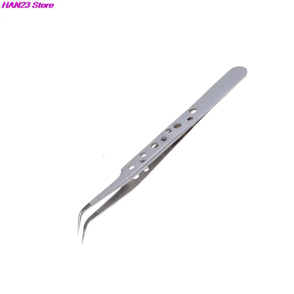 For Mobile Phone Repair Tools Hand Tools Electronic Tweezers Stainless Steel Precision Straight Curved Tweezers 2 Style