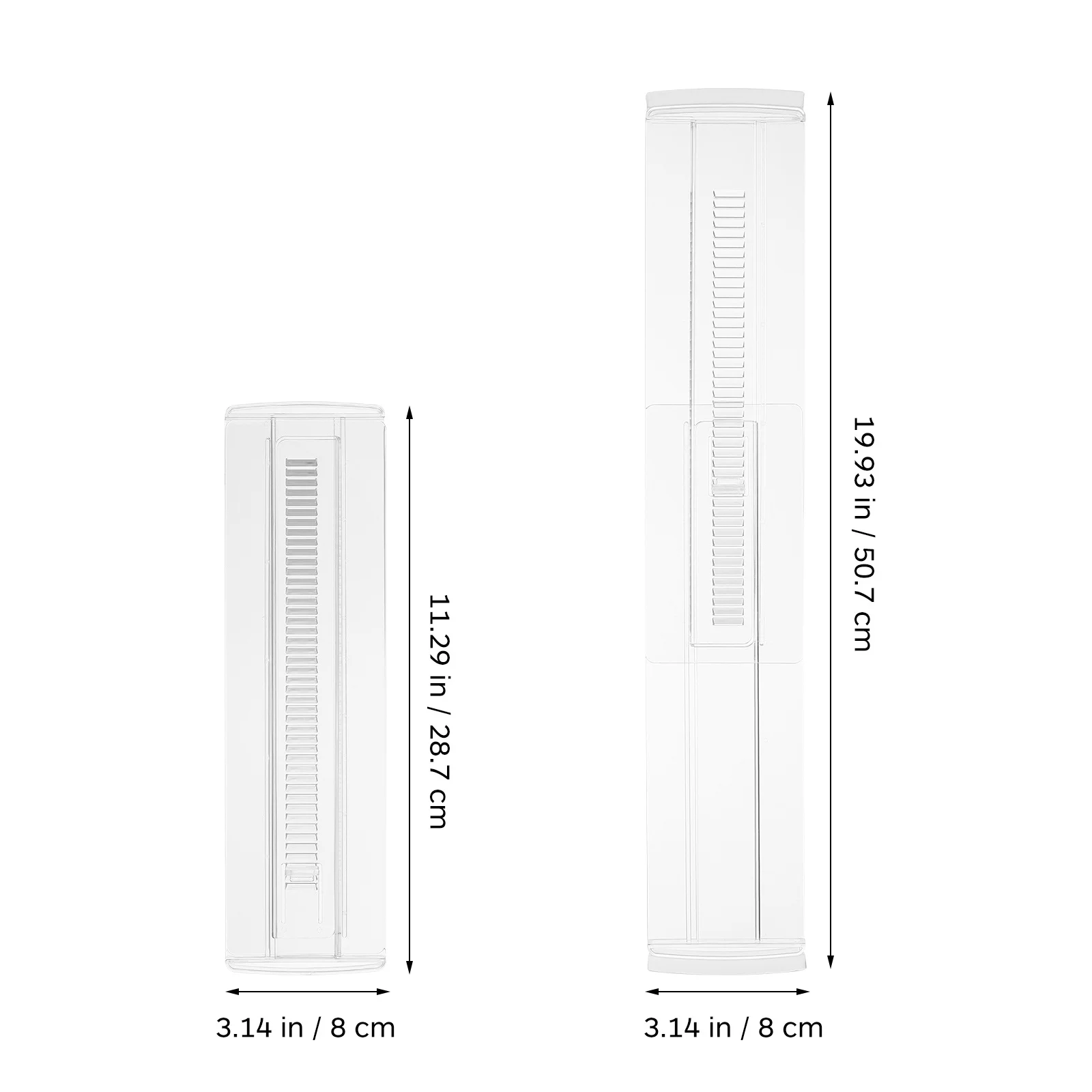 6 pcs Plastic Drawer Dividers Clear Adjustable Expandable Organizer For Kitchen Bedroom Sock Underwear Storage Drawer Divider