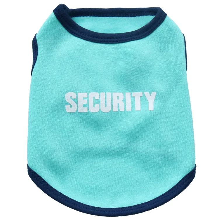 

Factory Pet Dog Clothing Wholesale, Letter Print Fleece Vest for Small Breed Teddy Poodle, Spring Autumn Apparel