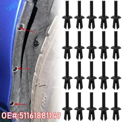 20/40PCS Car Fender Wheel Arch Liner Push Rivet Moulding Clips Retainer For BMW E90 E91 E92 E93 E46 E36 E39 E34 X1 X5 X6 Z1 Z4