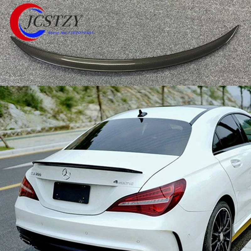 Carbon fiber FOR Mercedes BENZ CLA W117 AMG style replacement cf rear trunk wing spoiler for benz 2013+ CLA 180 CLA200 CLA 250