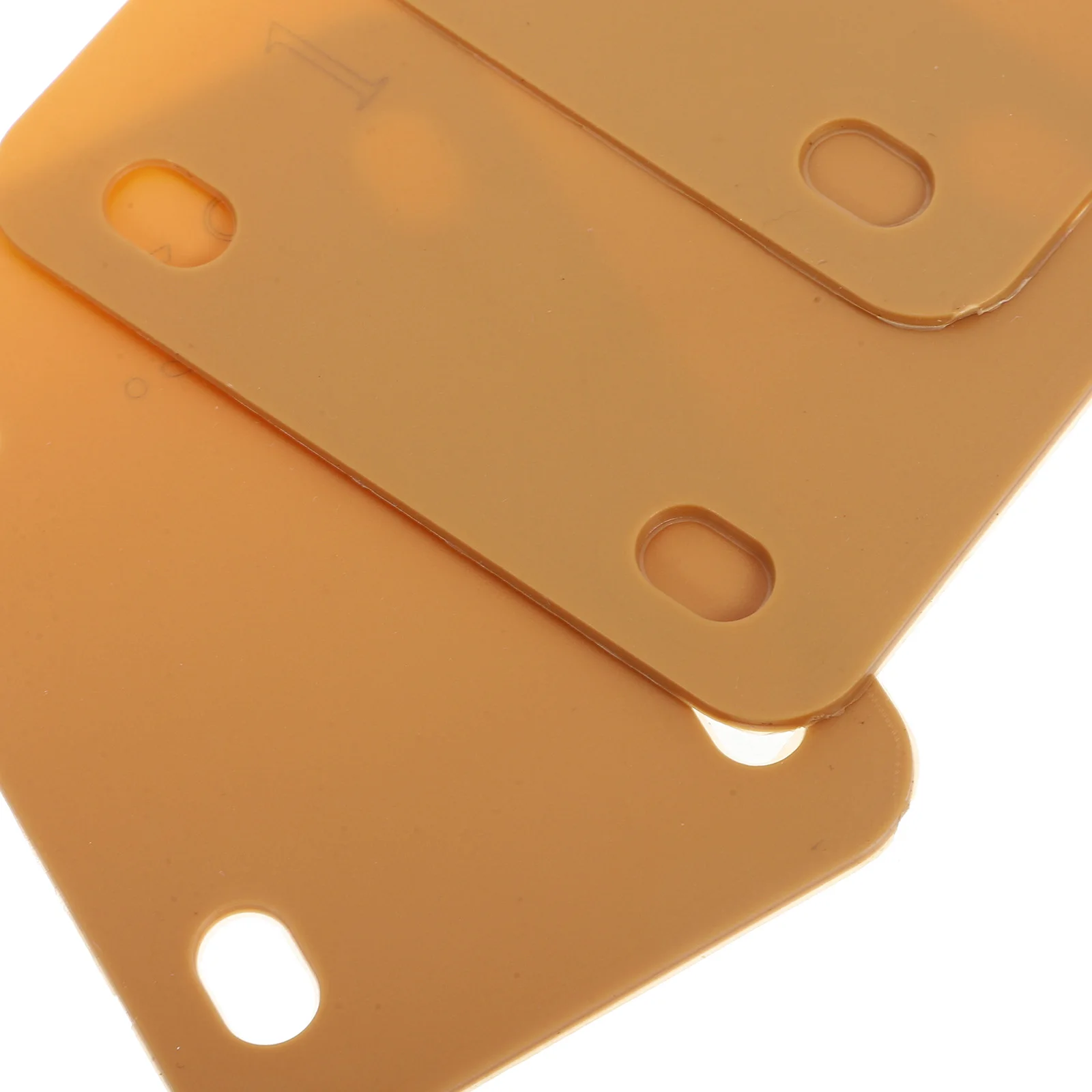 

3 Pcs Guitar Neck Gasket Repair Parts Shims for Electric Bass Accessories Kit Plate Truss