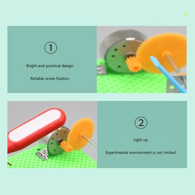 Забавный механический гидравлический генератор DIY наборы игрушечная модель генератора обучающий реквизит Прямая поставка